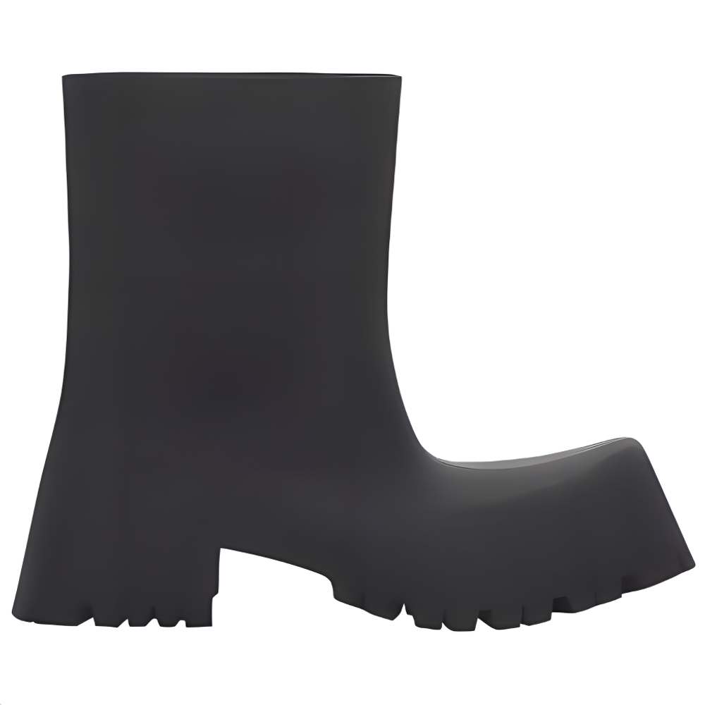 Balenciaga 50mm Trooper Rubber Boots "Black"