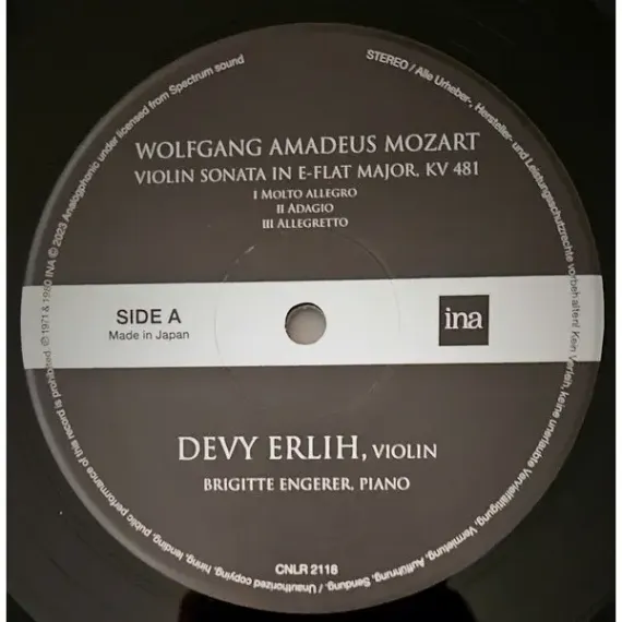 Devy Erlih - Violin Recitals 1971 & 1980 LP