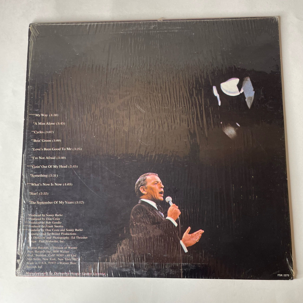 Винтажная виниловая пластинка LP Frank Sinatra, Frank Sinatra's Greatest Hits Vol. 2 (США 1972) My Way