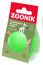 ZOONIK Игрушка для собак "Мяч плавающий малый", пластикат, 5,6 см