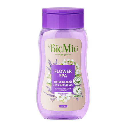 Гель для душа BioMio Flower Spa Лаванда, 250 мл