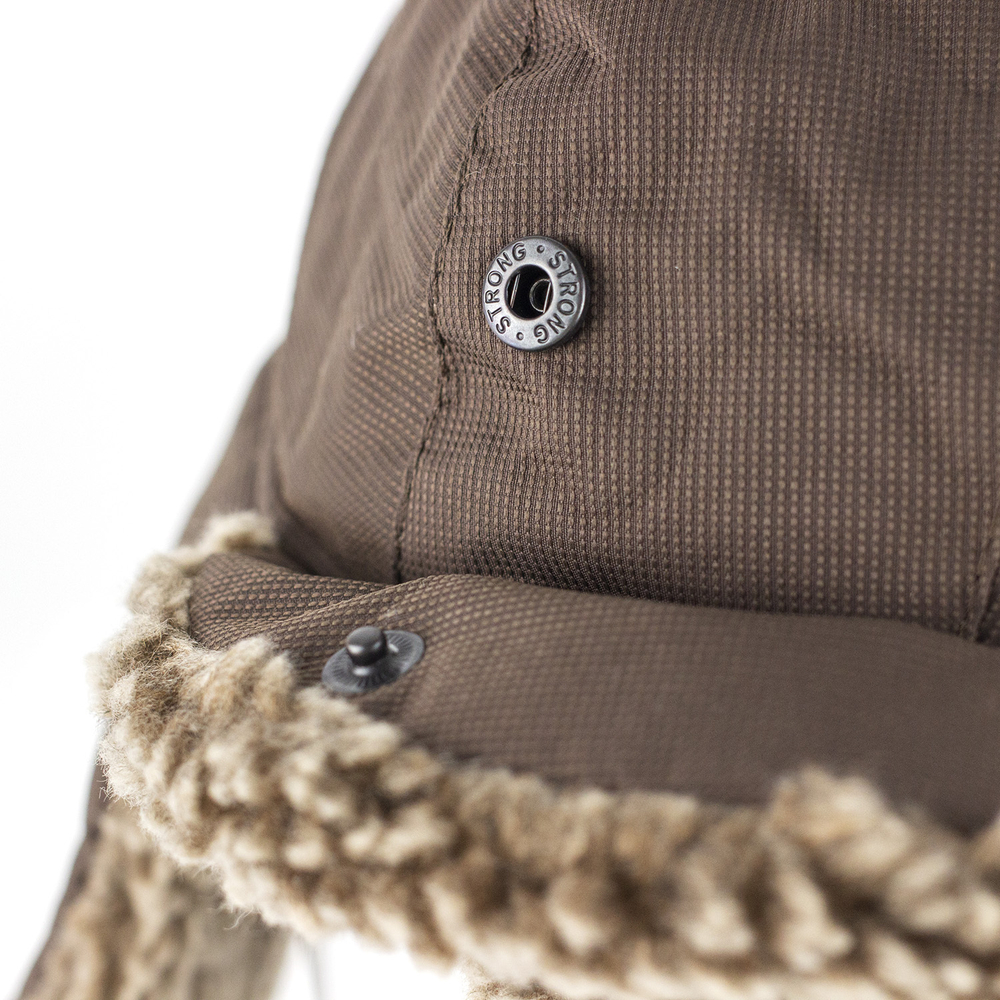 Шапка-ушанка Extreal "Стрит" (мех барашек коричневый, мембрана) XL