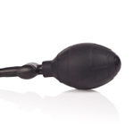 Анальная пробка - расширитель Dr. Joel Kaplan Silicone Inflatable Plug (Цвет: черный)