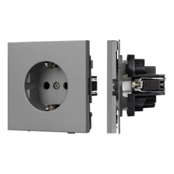 Механизм электрической розетки SCT-TENDO-MEU1-PL-GR (230V, 16A) (Arlight, -) 054080