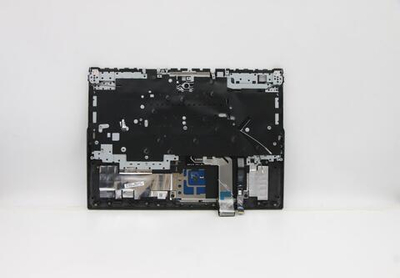 Верхняя панель с клавиатурой (топкейс) для ноутбука Lenovo Legion 5 Pro-16ACH6. раскладка - русская, с подсветкой, серая (5CB1C93149), оригинал