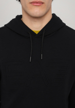 EA7 Emporio Armani Толстовка с капюшоном - Чёрный
