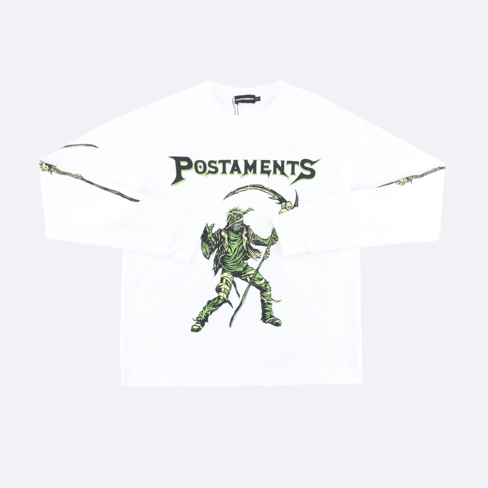 Лонгслив Postaments Trooper (white)