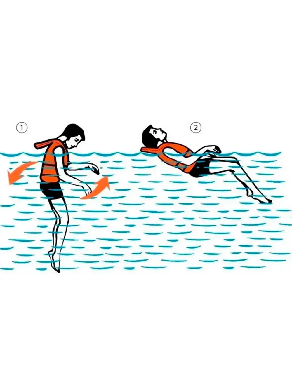 Жилет спасательный (Poseidon Fish) двухсторонний, до 120 кг