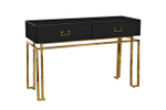 KFG058 Консоль черная 2 ящика  120*42*77см