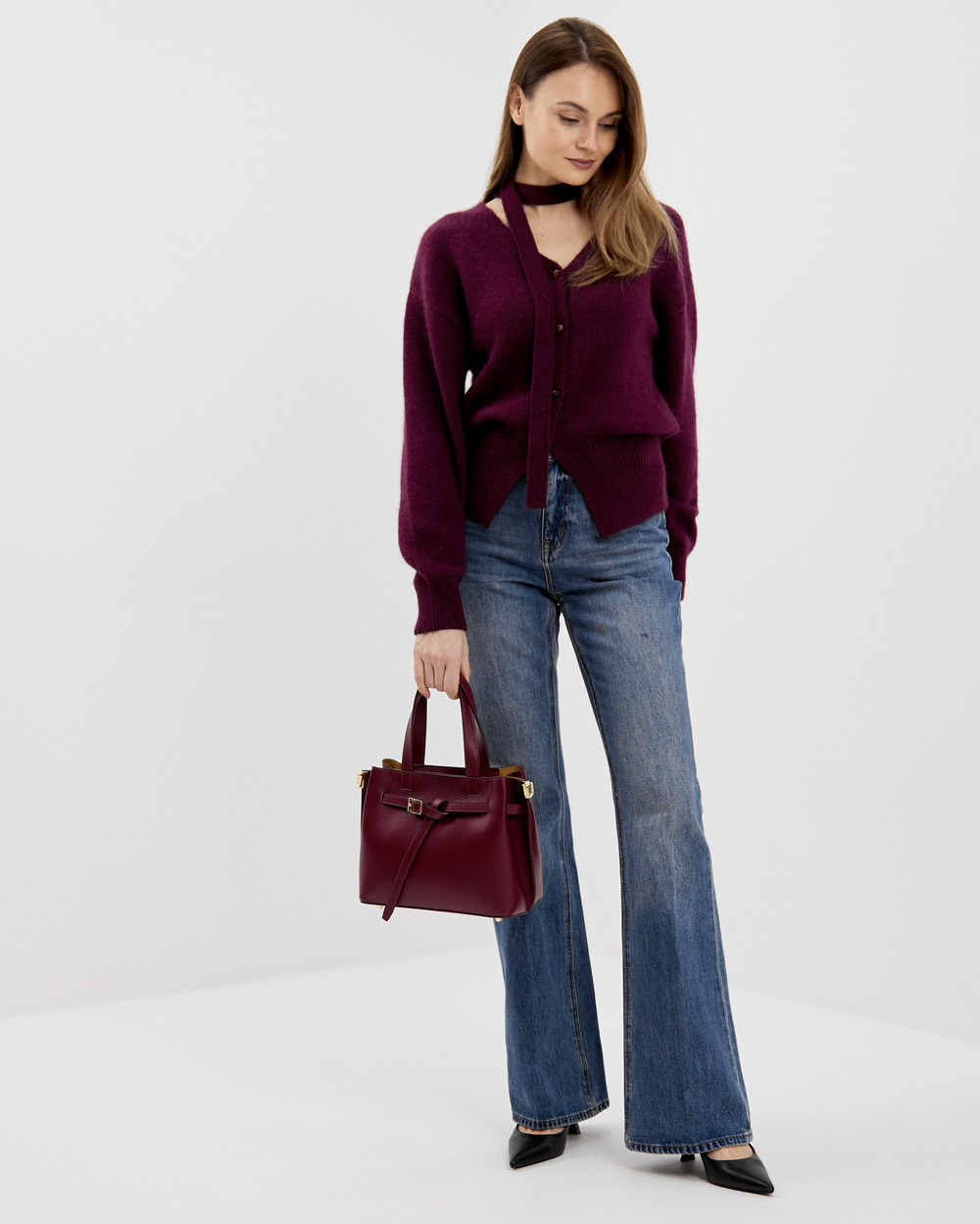 Сумка 550 03 бордовый