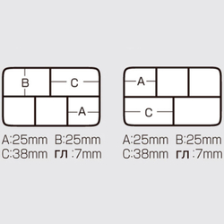 Коробка рыболовная Versus VS-355SS Pearl Black
