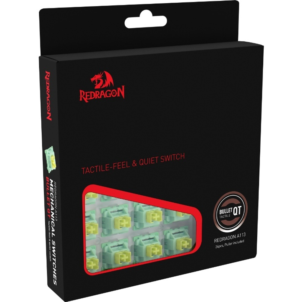 Redragon Переключатели Bullet QT зеленый,24 шт.