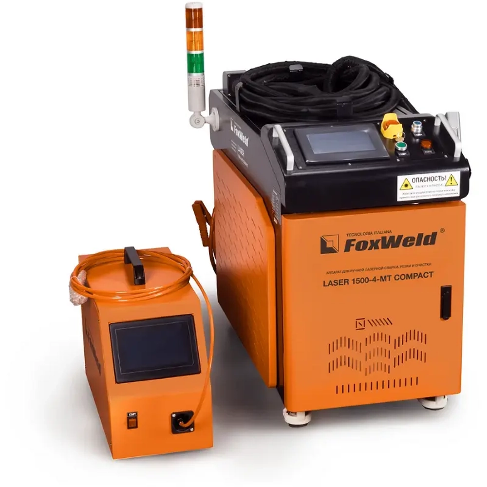 FoxWeld LASER 1500-4-МТ COMPACT аппарат для ручной лазерной сварки, резки и очистки 9476