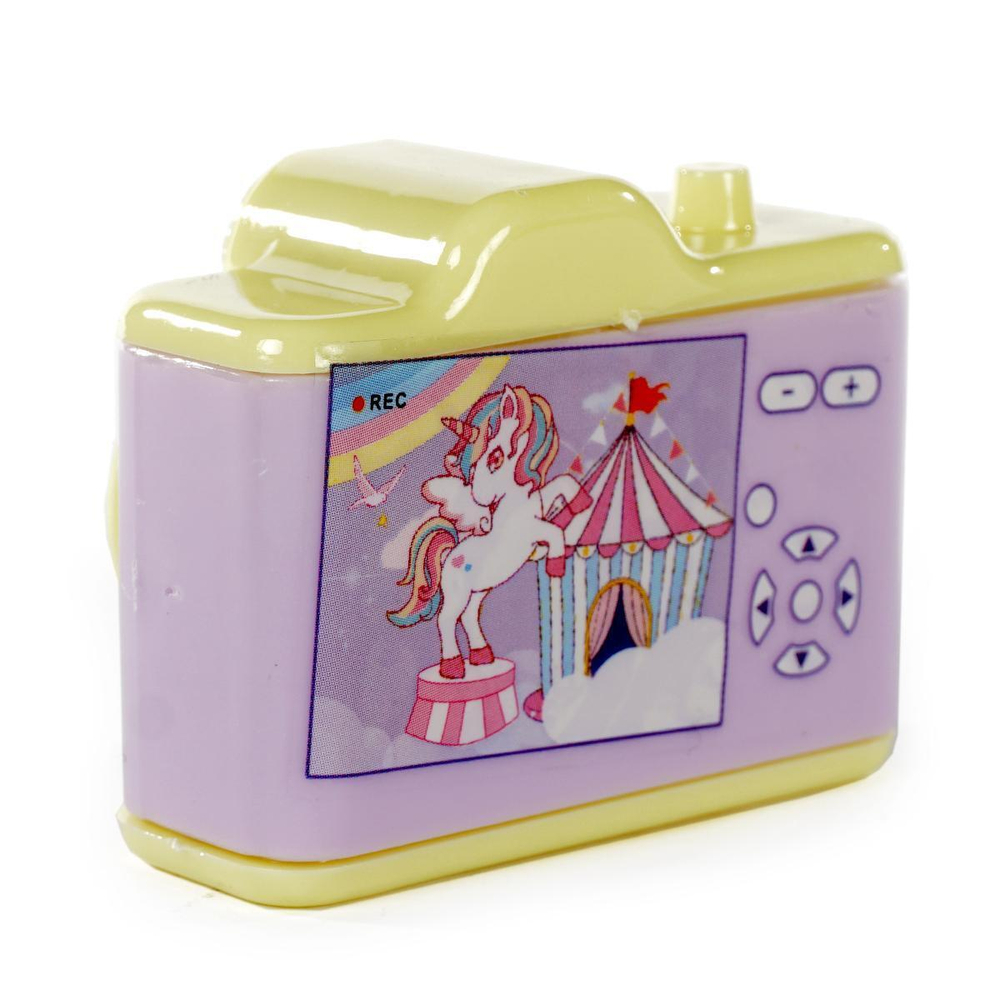 Точилка "Фотоаппарат" 5,5*3,5*4,5см, 4 вида микс