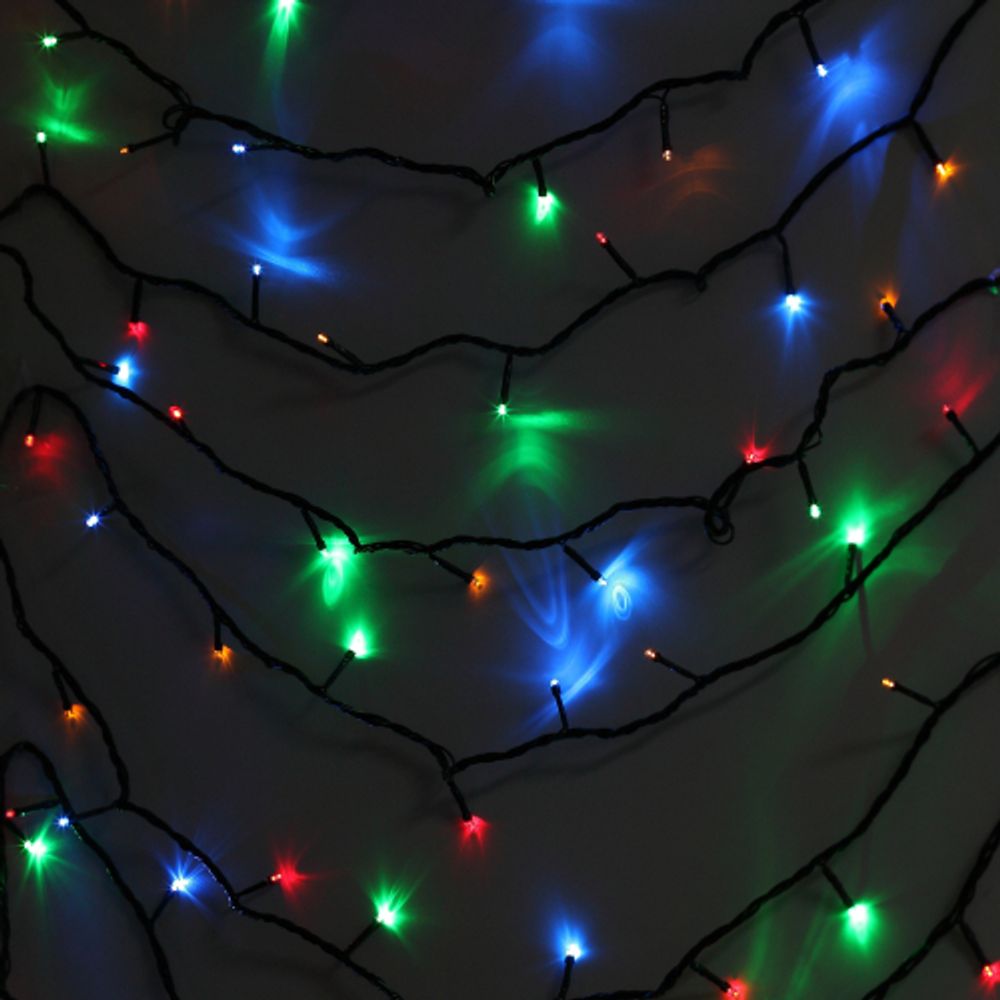 ENIN-10M ЭРА Гирлянда LED Нить 10 м мультиколор 8 режимов, 220V, IP20