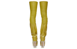 RICK OWENS/RO Over the knee Boots 12cm Men"s Acid Yellow