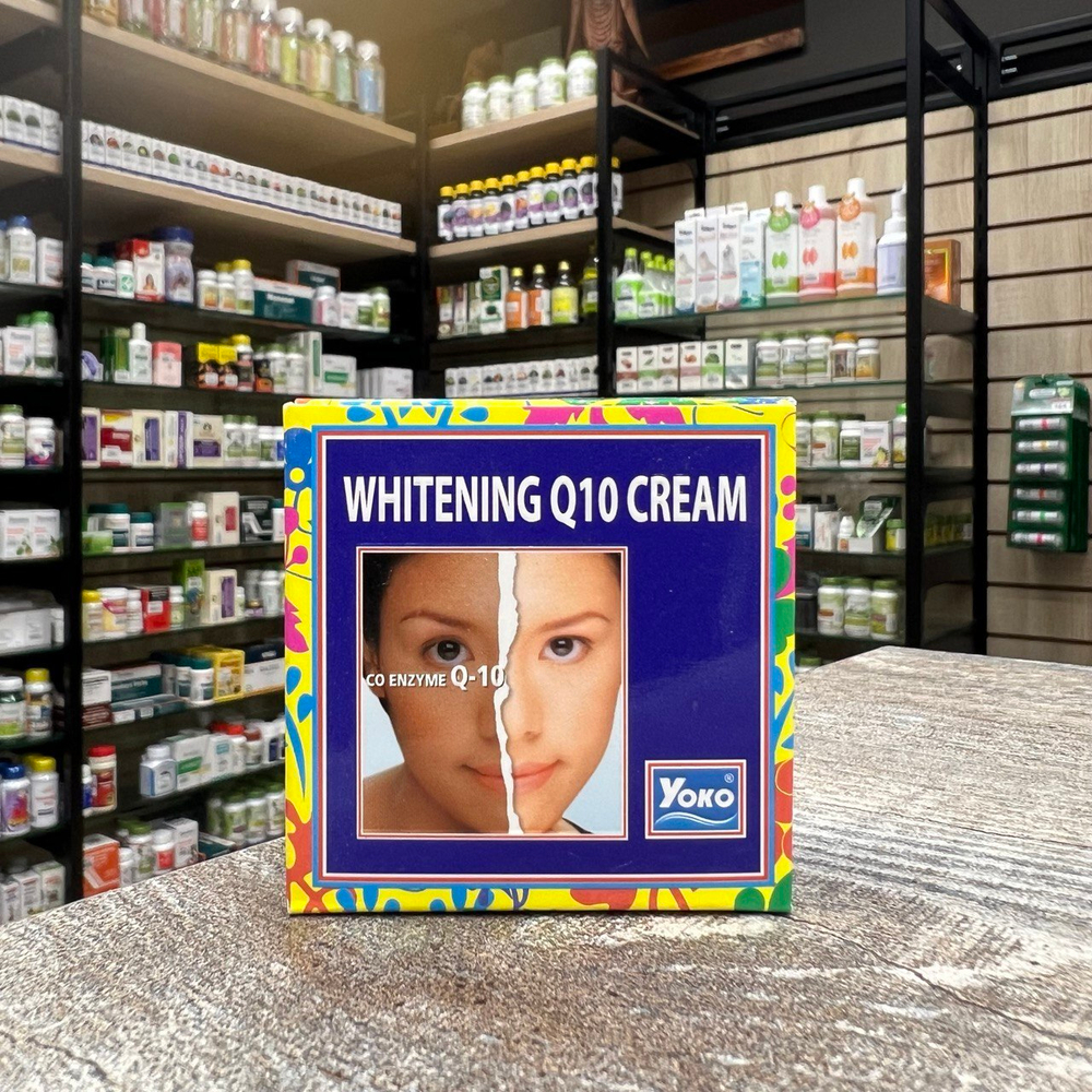 Крем для лица Yoko Whitening Q10 Cream осветляющий, увлажняющий 4 г