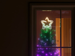 Twinkly Tree Звезда на елку - 74 диода RGB, USB Type C, 3м (без блока питания), зеленый провод
