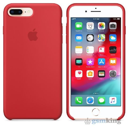 Silicone Case iPhone 8/7 Plus Product Red (Красный)