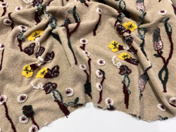 ПОЛЕВЫЕ ЦВЕТЫ - Жаккард тепленький (1390 Евгения)