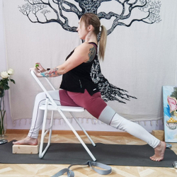 Стул для занятий йогой разной высоты