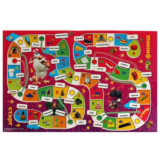 Азбука и счёт. Буба. IQ-подарочный набор 6 в 1. Умные игры