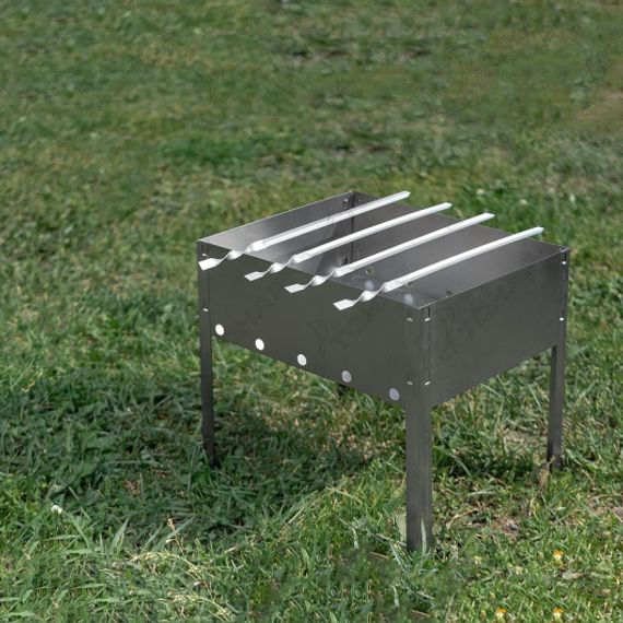 Мангал сборный Helios Light 300x240x300мм, 4 шампура, сталь 0,3мм (HS-МC.01-Э-1) Helios (0)