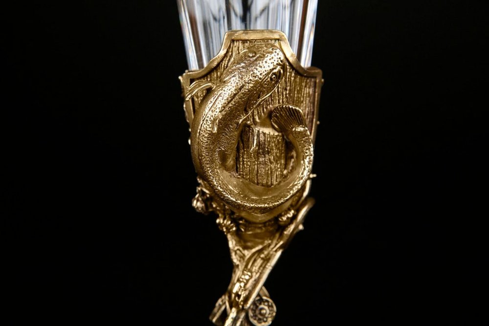 Набор лафитников «Рыбалка Трофеи" 6 шт. в подарочном футляре с художественным оформление