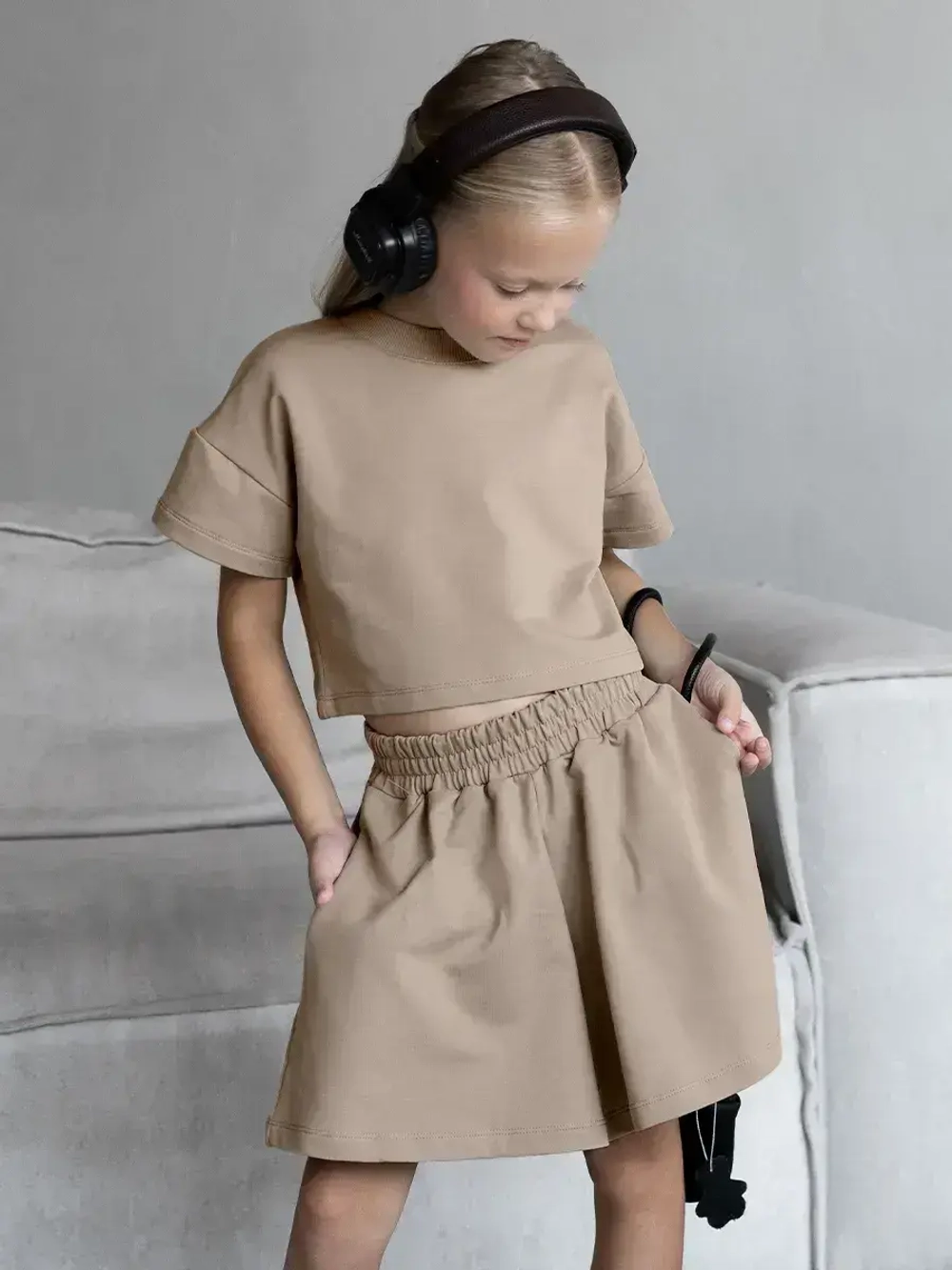 Костюм для девочки летний