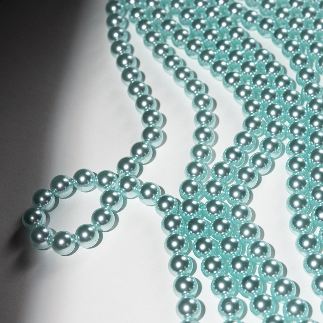 Хрустальный жемчуг, оттенок "Тиффани", шар 10мм, улучшенное покрытие