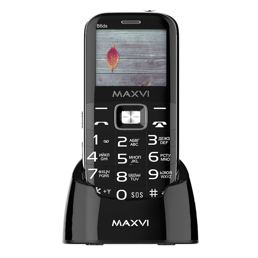 Сотовый телефон Maxvi B6ds Black