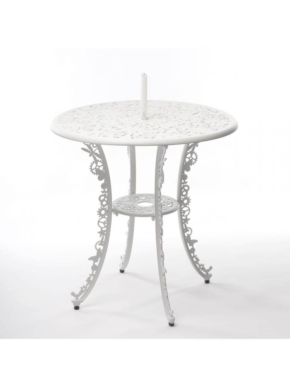 Обеденный стол Aluminium White