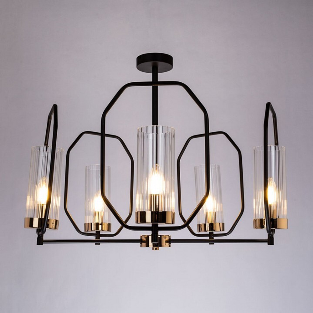 Люстра на штанге Arte Lamp A7004PL-5BK