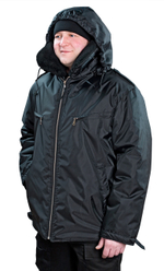 Куртка"Пилот" на синтепоне тк.Оксфорд Чёрный