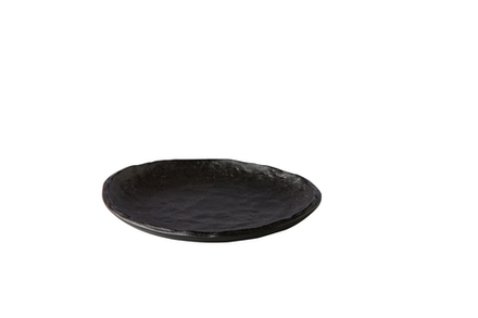 Тарелка мелкая 16 см, цвет черный, Oyster