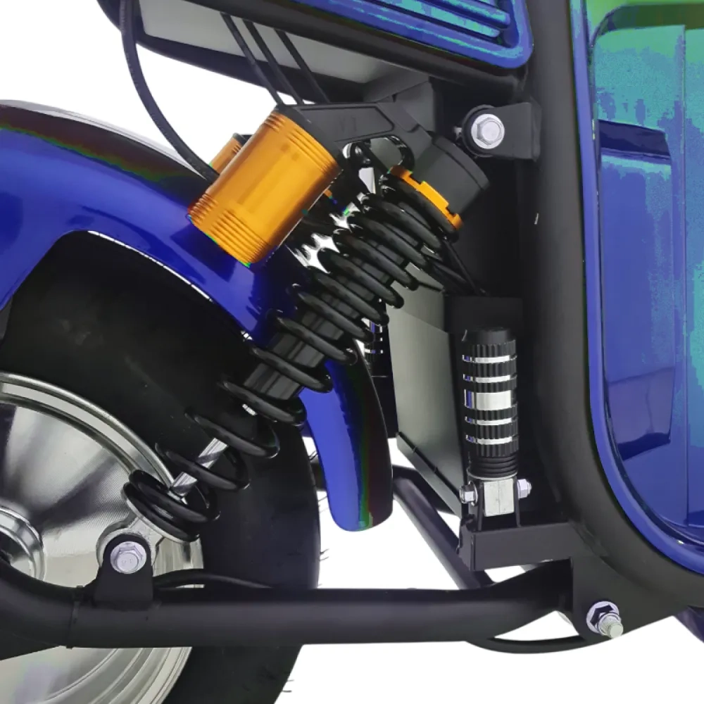 Электроскутер Citycoco GT E30 синий