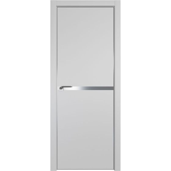 Межкомнатная дверь unilack Profil Doors 11E манхэттен с алюминиевым молдингом