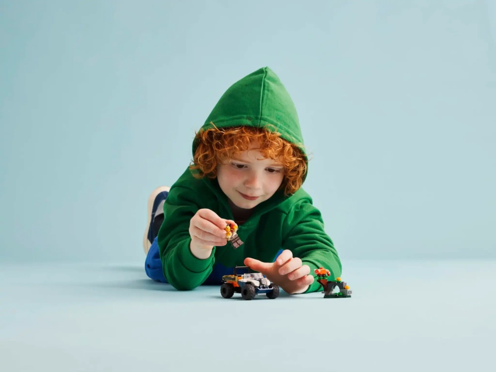 Конструктор LEGO City 60424 Миссия Красной панды на квадроцикле "Исследователь джунглей"