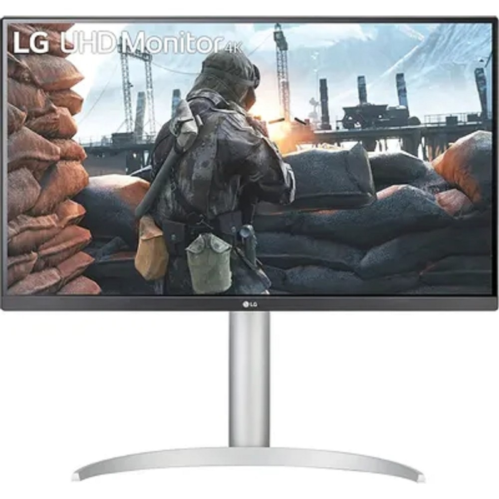Монитор LCD LG 27" 27UP650-W (IPS 3840x2160 60Hz 5ms 178/178 400cd 1200:1 10bit(8bit+FRC) HDR10 DisplayHDR400 2xHDMI2.0 DisplayPort1.4 FreeSync AudioOut 2x5W Pivot VESA)