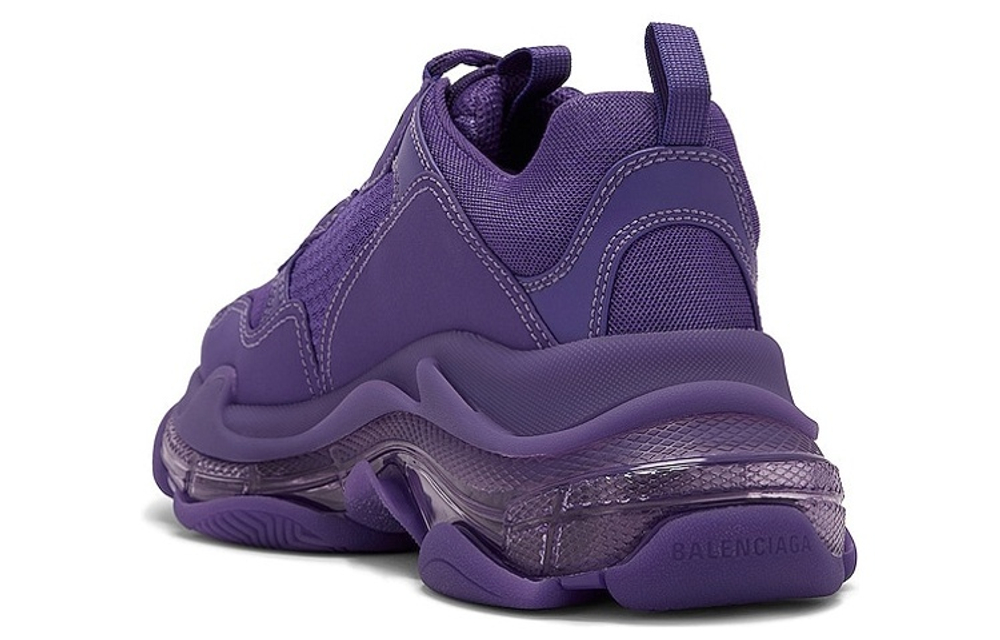Balenciaga Triple S Clear Sole Deep Purple