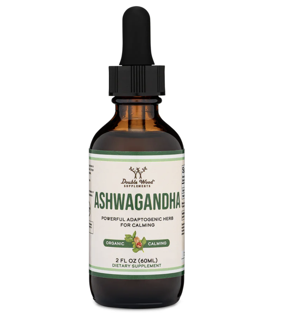 Double Wood Supplements - Ashwagandha Drops - 30 x 1 mL servings