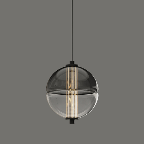 Подвесной светильник MD24022079-1A black/smoky