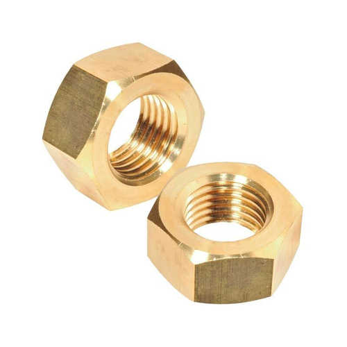 Гайка латунная АКВАКРЕП М6 DIN 934 ЛТ шестигранная, 10 шт