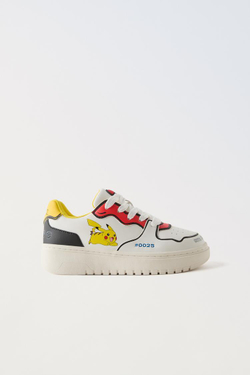 ZARA КРОССОВКИ PIKACHU POKÉMON™, БЕЛЫЙ