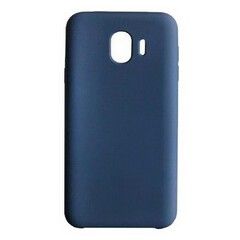 Силиконовый чехол Silicone Cover для Samsung Galaxy J2 Pro 2018 (Темно-синий)