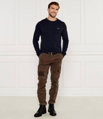 Шерстяной свитер Aeronautica Militare - темно-синий(MA1518L417)