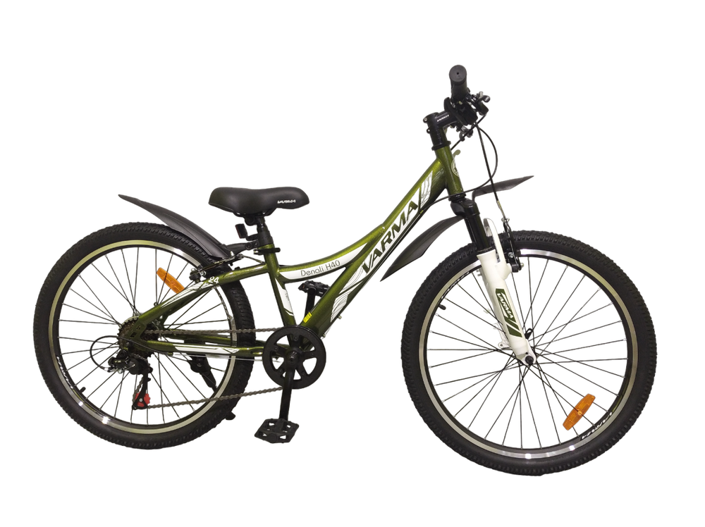 Велосипед 24&quot; VARMA Denali H40 р.11.5&quot;  7 ск, зеленый