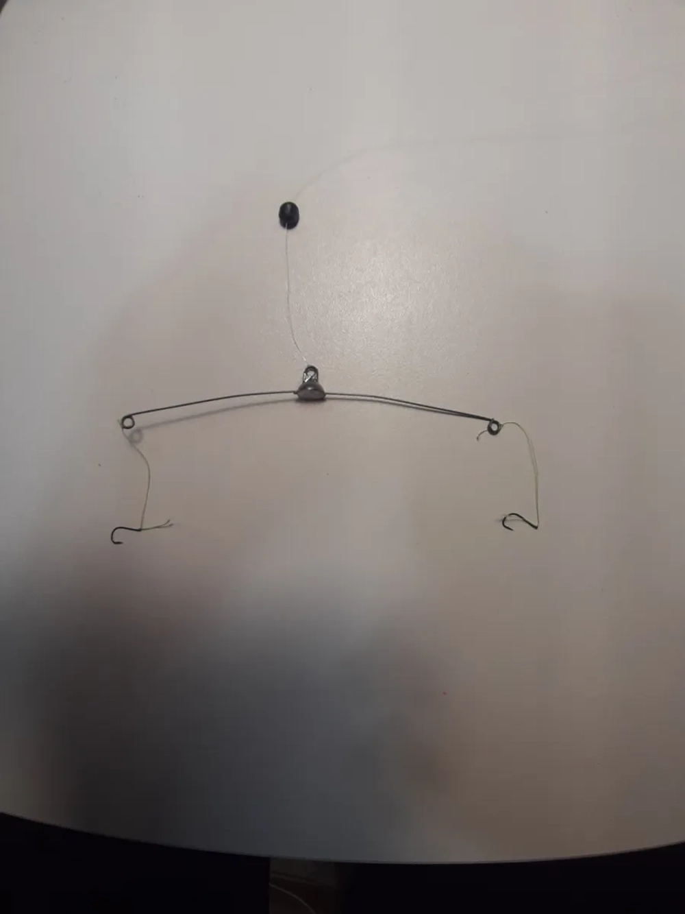 Удочка кобылка оснащенная на белую рыбу