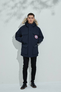 Темно-синяя пуховая парка Expedition Canada Goose премиум класса