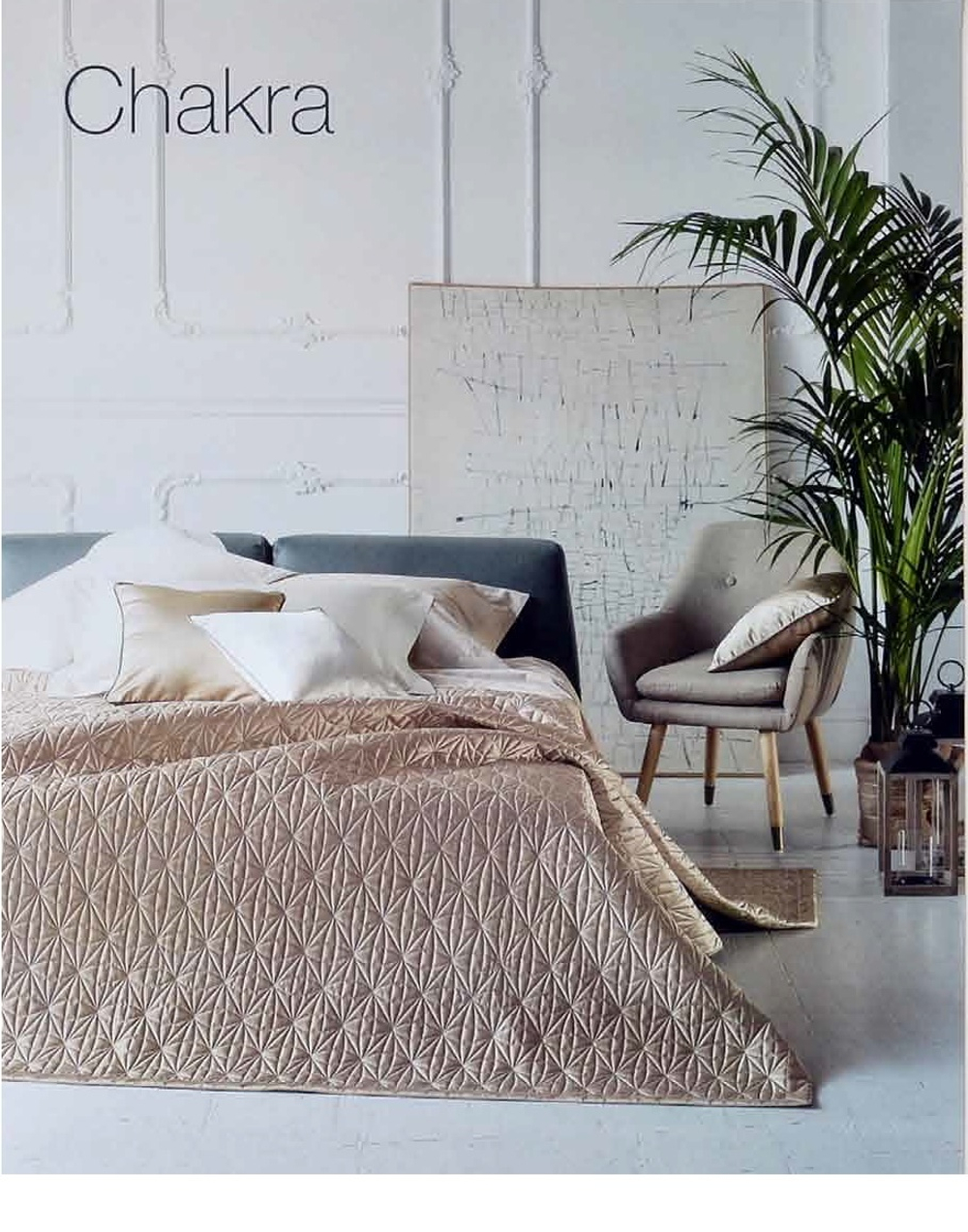 Покрывало 270х270 и подушка 42х42 Svad Dondi Chakra Италия